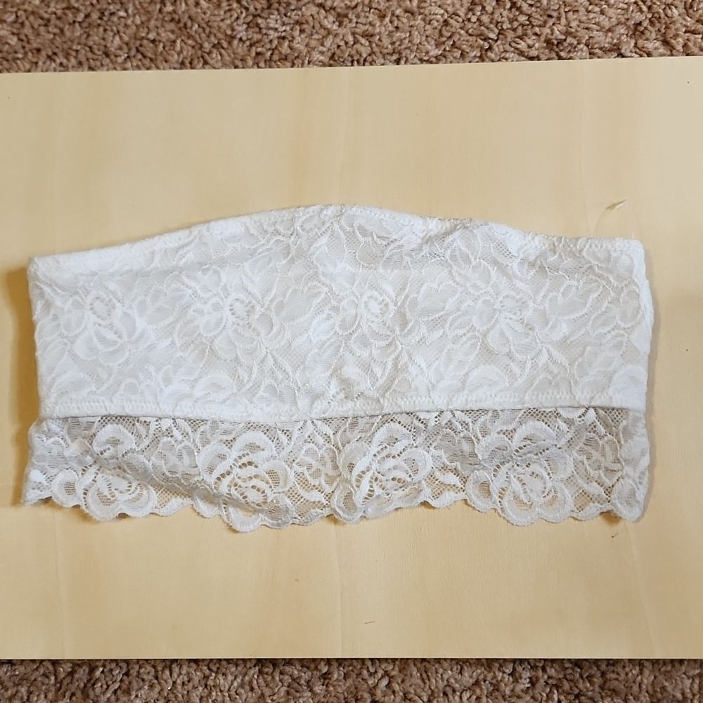 Nordstrom White Strapless Bralette NWOT